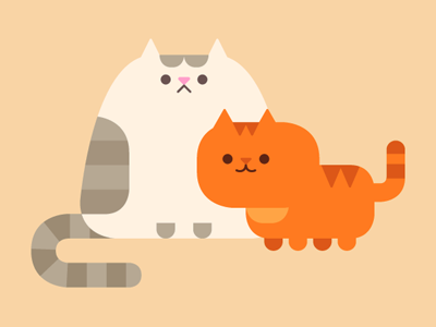 Pip  Pepper geometric vector cats.png