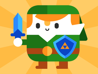 Sword man character cute zelda link.png