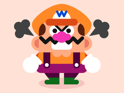 Wario cute character game retro mario wario.png