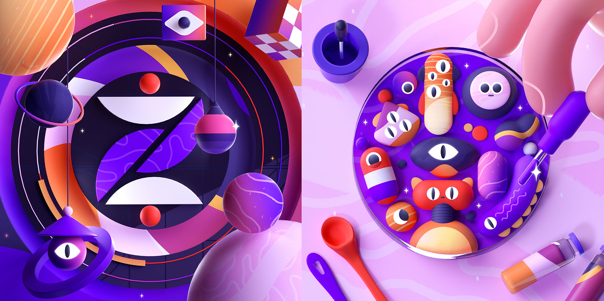 2D 36days 3D colors eye ILLUSTRATION  letter Space  type (19).jpg