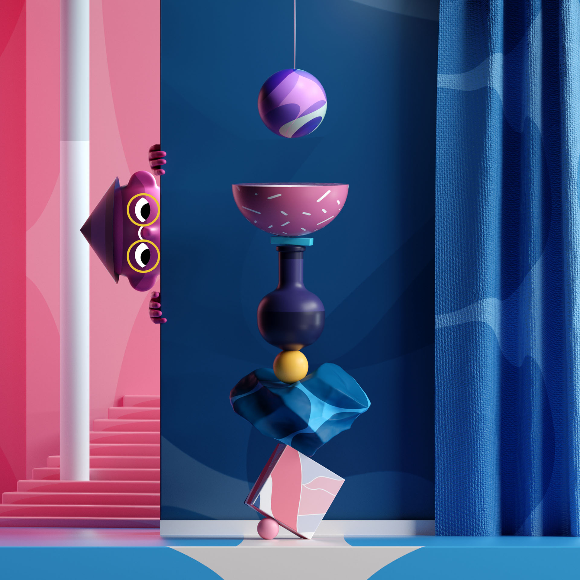 Space  3D 2D colorful ILLUSTRATION  abstract planet Character shapes d (6).jpg