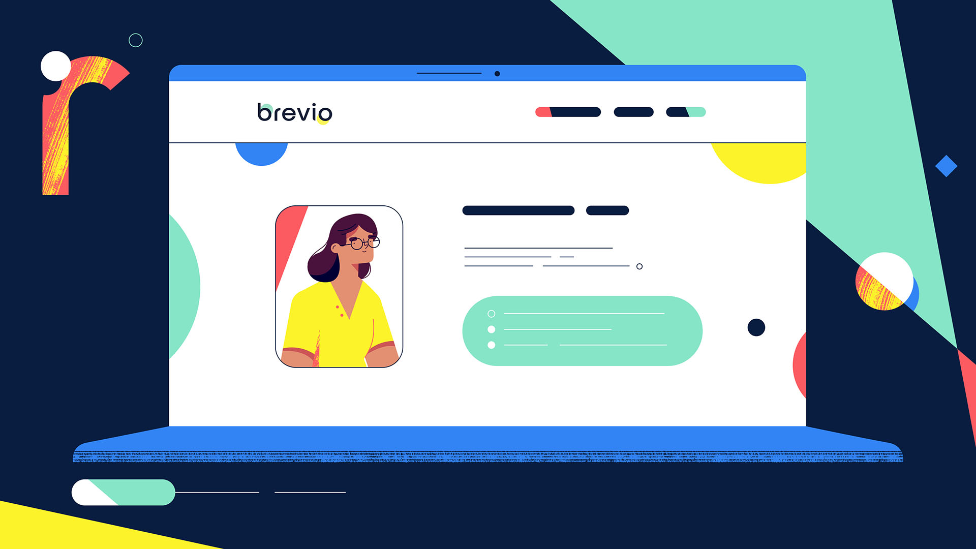 after effects animation  application brevio Character design  charity.jpg