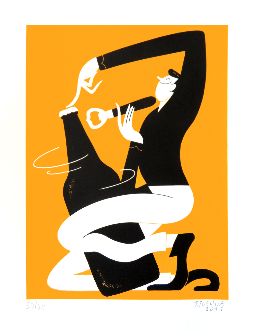 screenprint poster beer party edition handprinted shop affiche.jpg