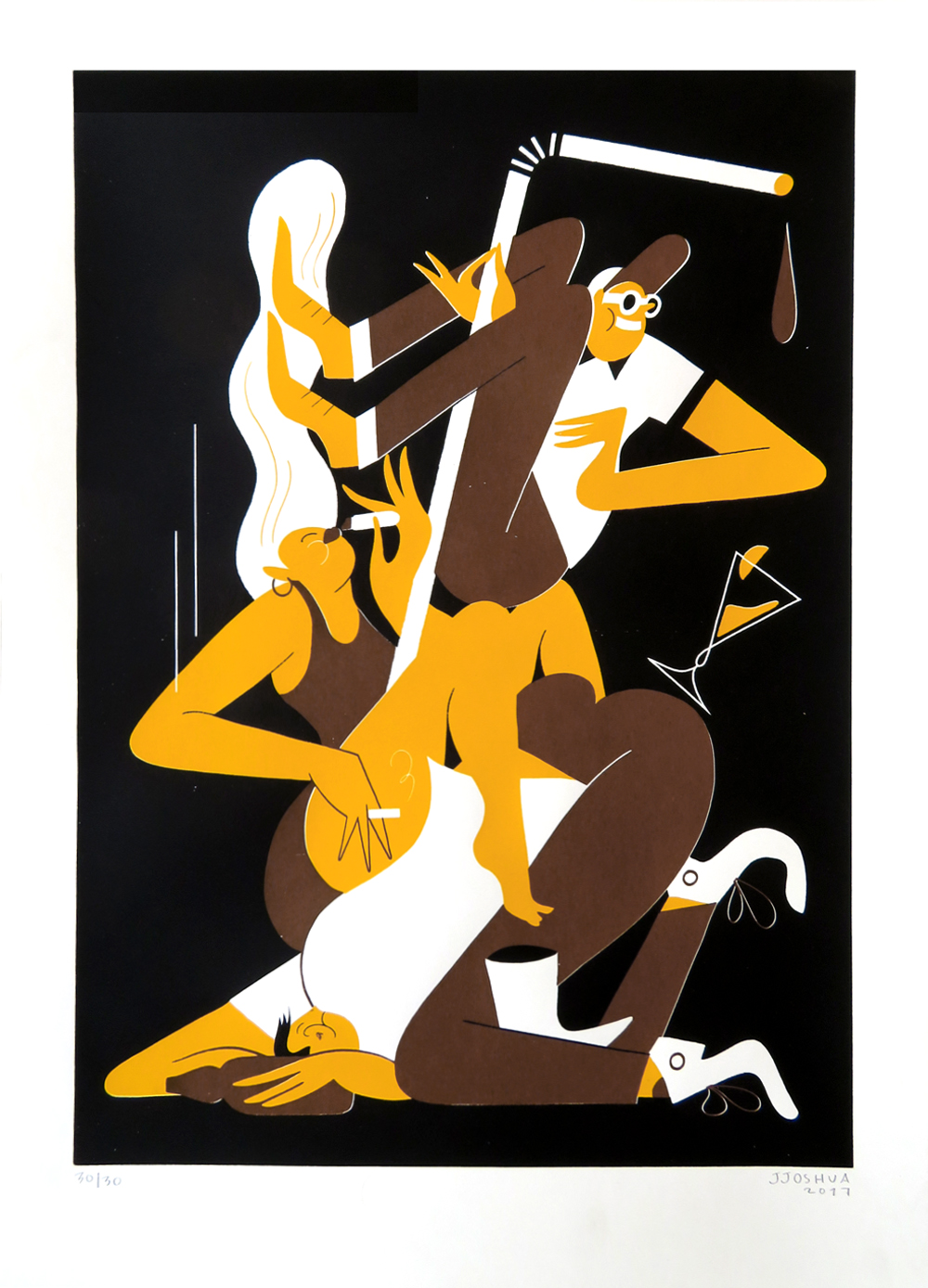 screenprint poster beer party edition handprinted shop affiche (2).jpg