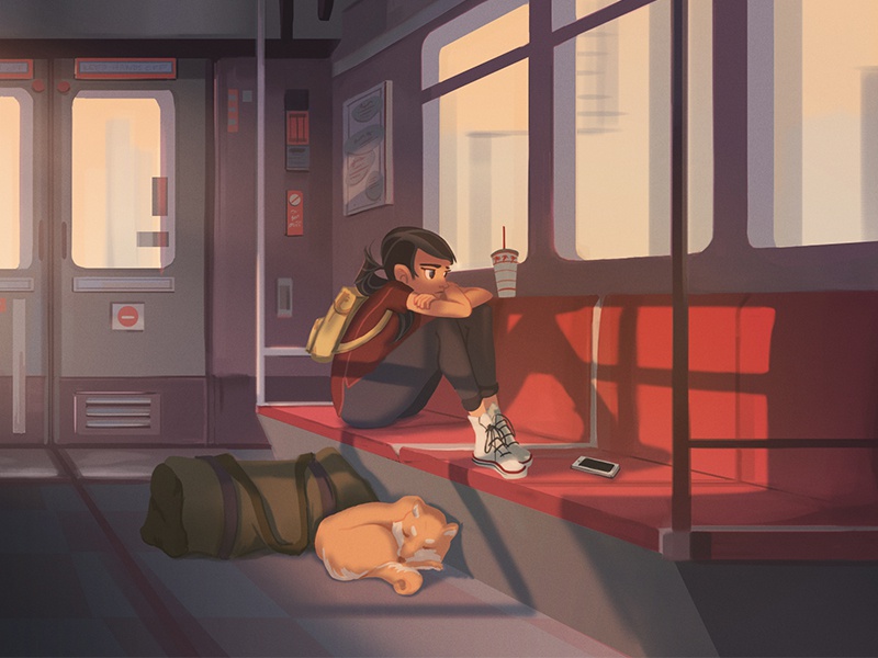 A Long Way visual development background graphic concept art light nig.jpg
