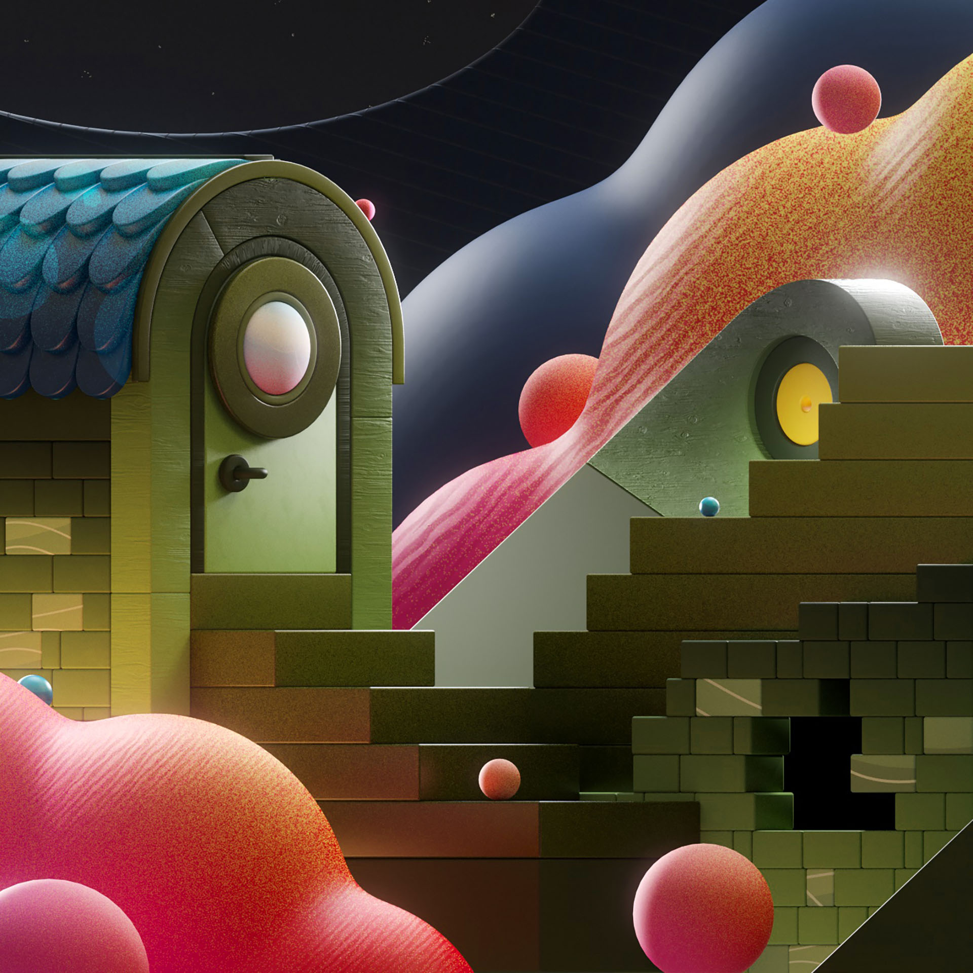 2D 36days 3D ILLUSTRATION  36daysoftype colors cute letter redshift ty (6).jpg