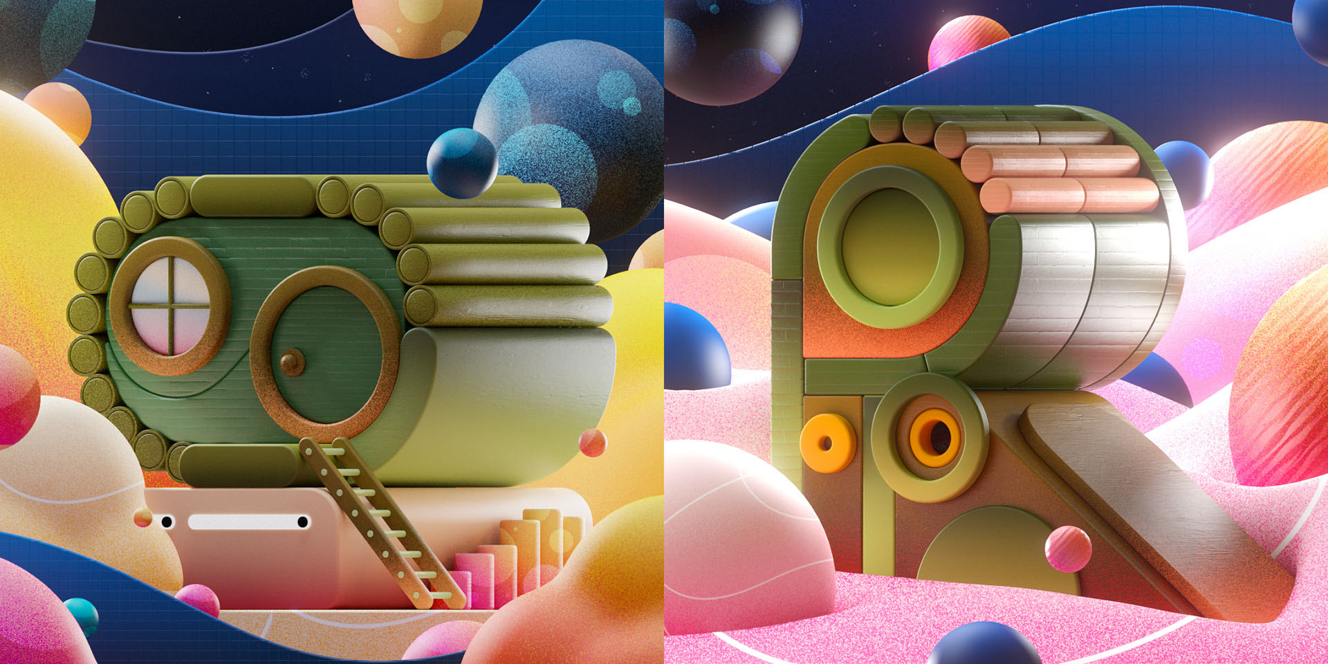 2D 36days 3D ILLUSTRATION  36daysoftype colors cute letter redshift ty (13).jpg