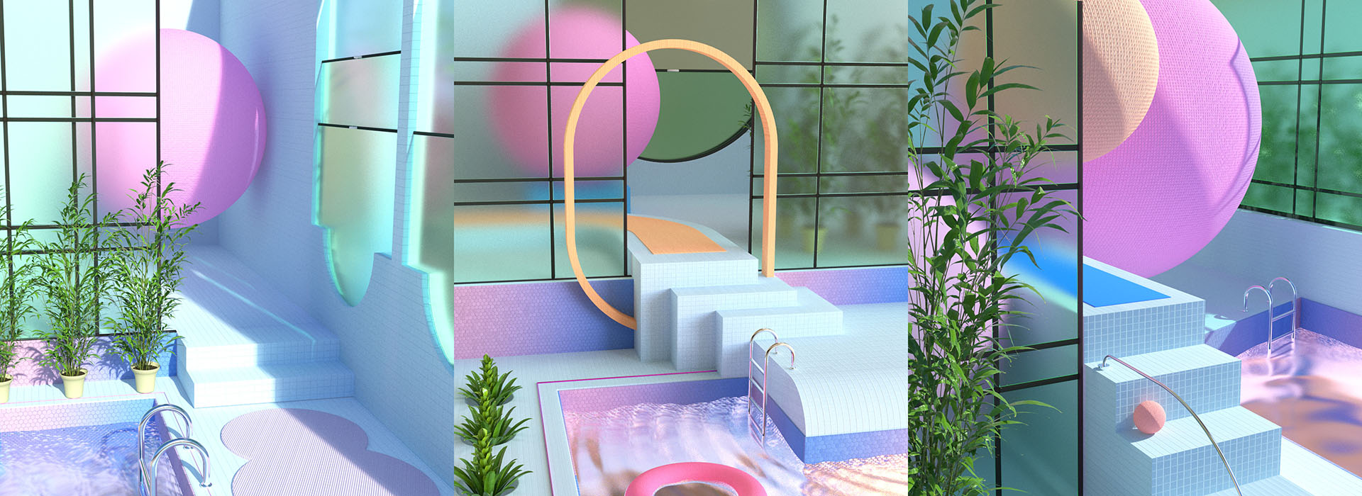 2D 36days 36daysoftype 3D art cute house ILLUSTRATION  letter colors (6).jpg
