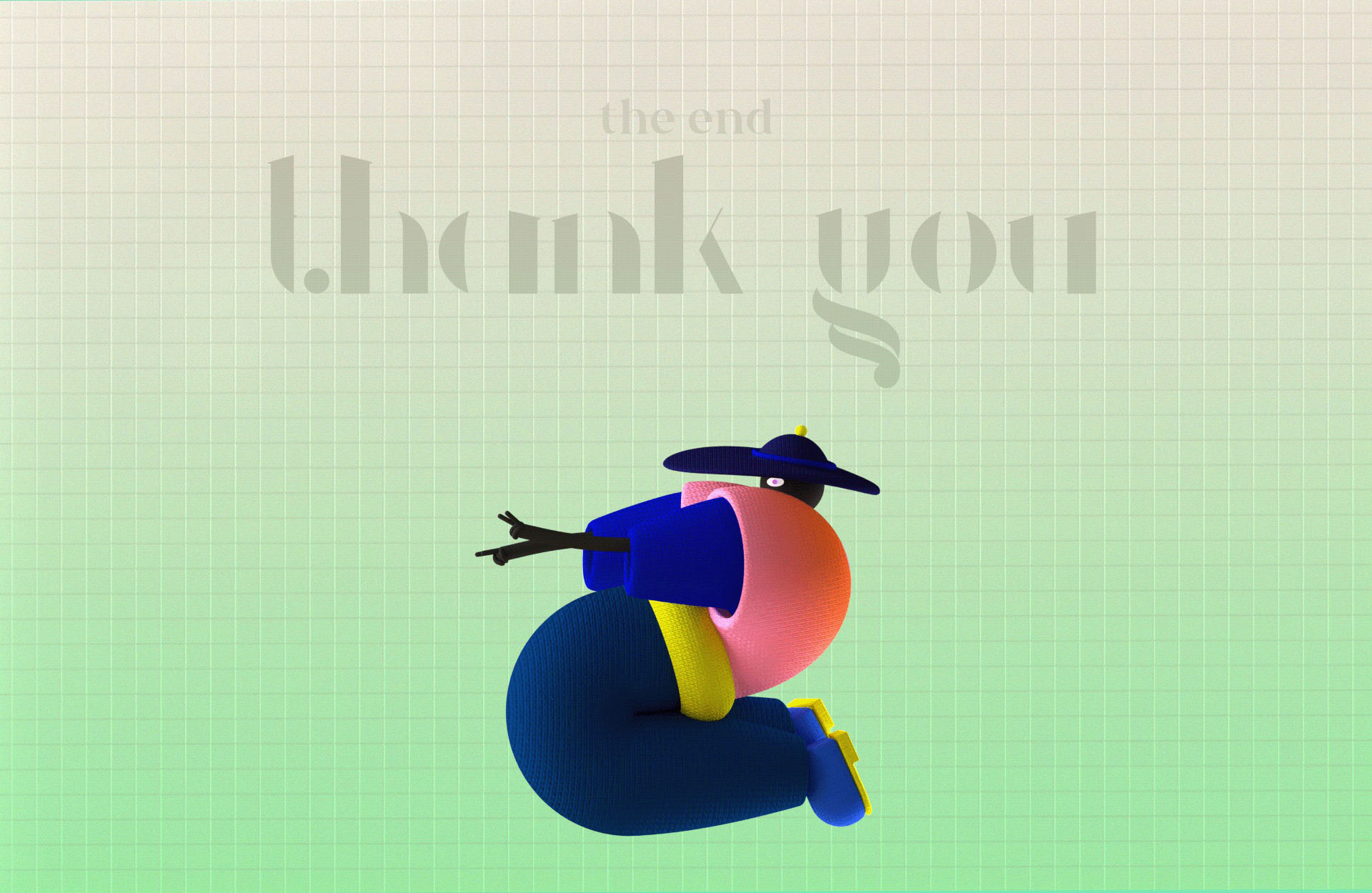 2D 36days 36daysoftype 3D art cute house ILLUSTRATION  letter colors (13).jpg