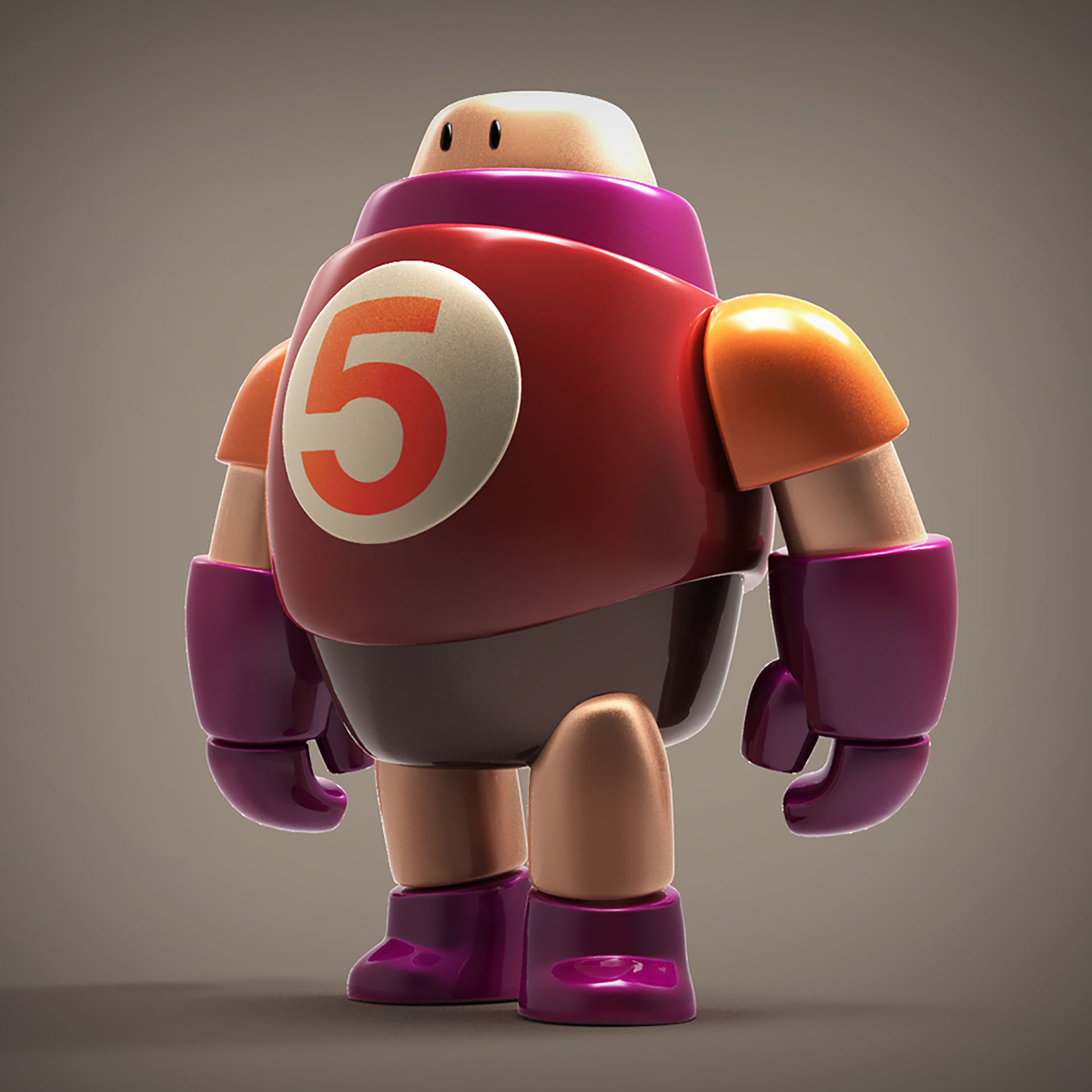 inktober botober robots robot toy Maya keyshot3d 3D rendering (5).jpg