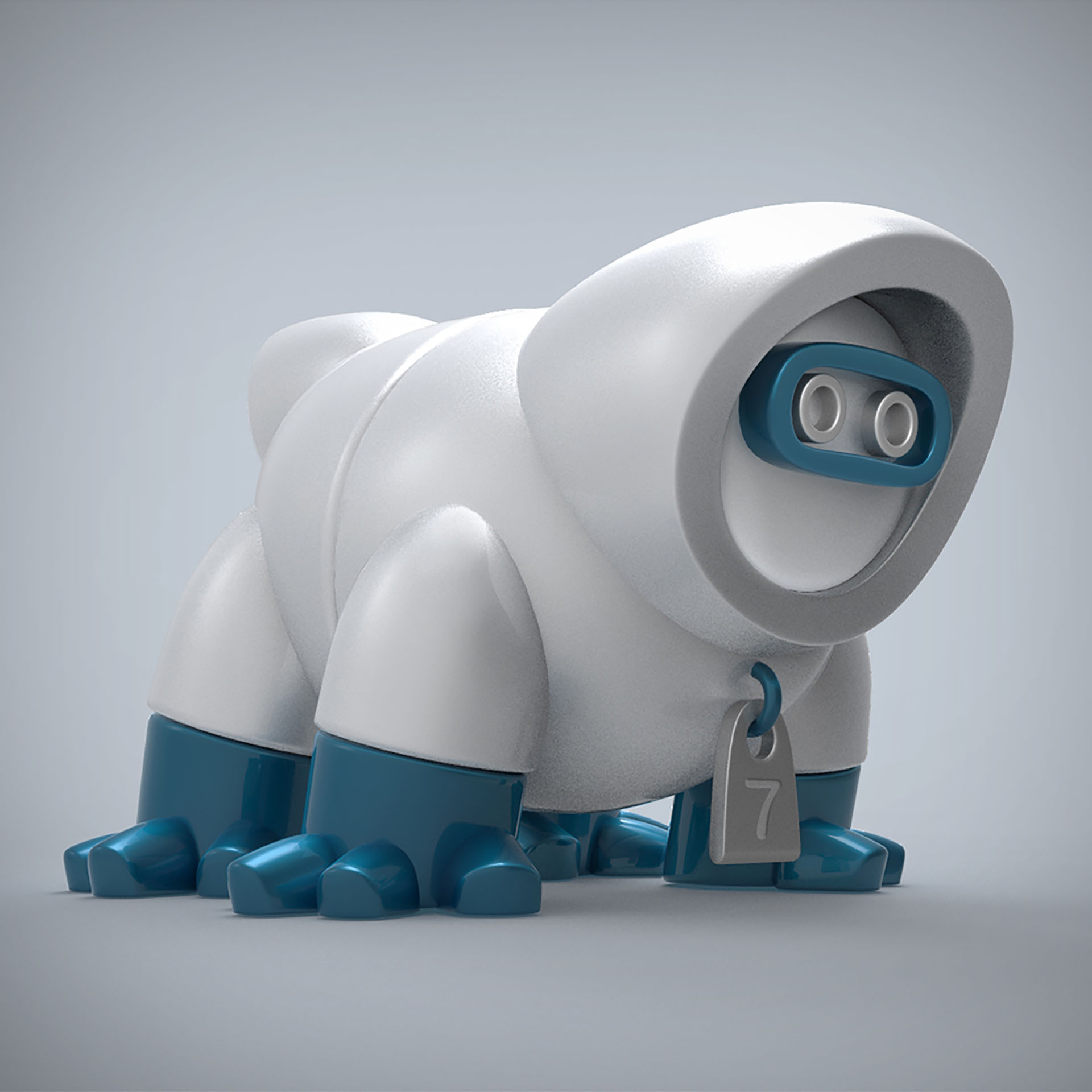 inktober botober robots robot toy Maya keyshot3d 3D rendering (7).jpg
