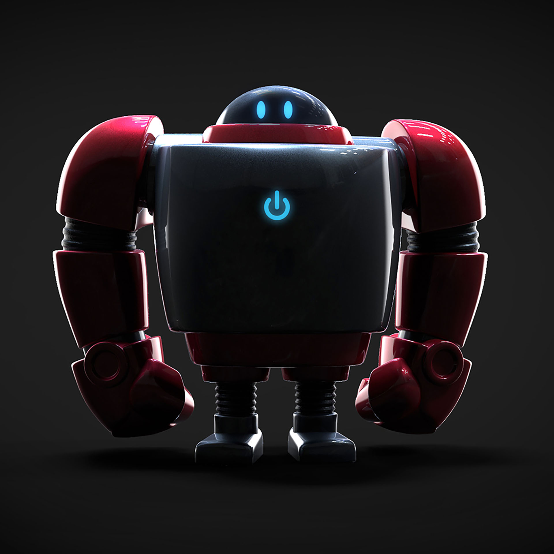 inktober botober robots robot toy Maya keyshot3d 3D rendering (18).jpg