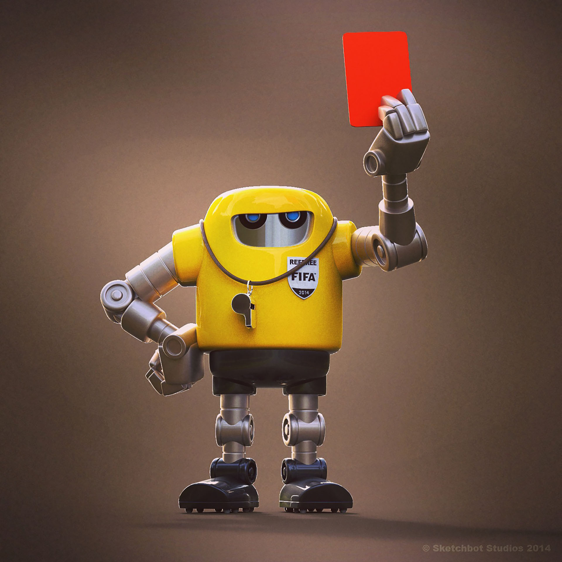 soccer robot Futbol Maya modo keyshot Sketchbot.jpg