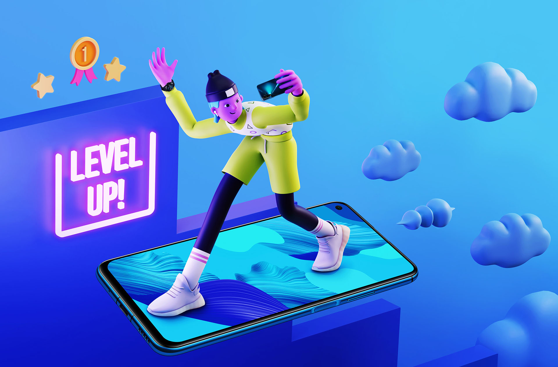 brand Character colorful Fashion  feature huawei ILLUSTRATION  inspira (6).jpg