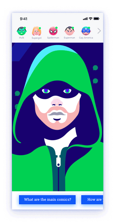 Chat Heroes - experience on Behance (3).gif