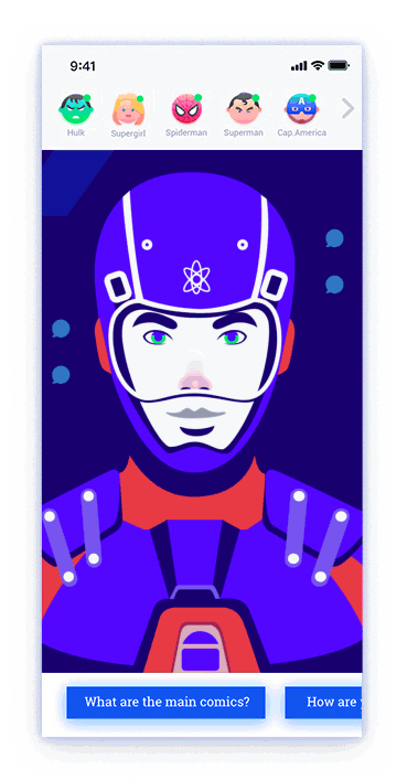 Chat Heroes - experience on Behance (4).gif