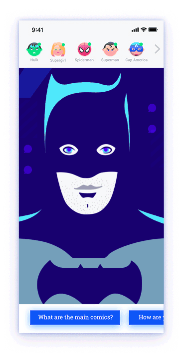 Chat Heroes - experience on Behance (6).gif