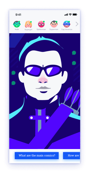 Chat Heroes - experience on Behance (8).gif