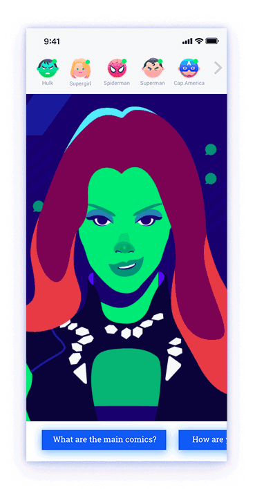 Chat Heroes - experience on Behance (9).gif