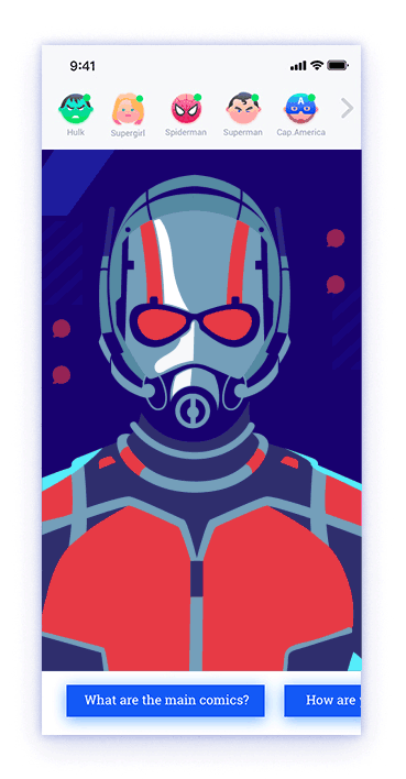 Chat Heroes - experience on Behance (10).gif