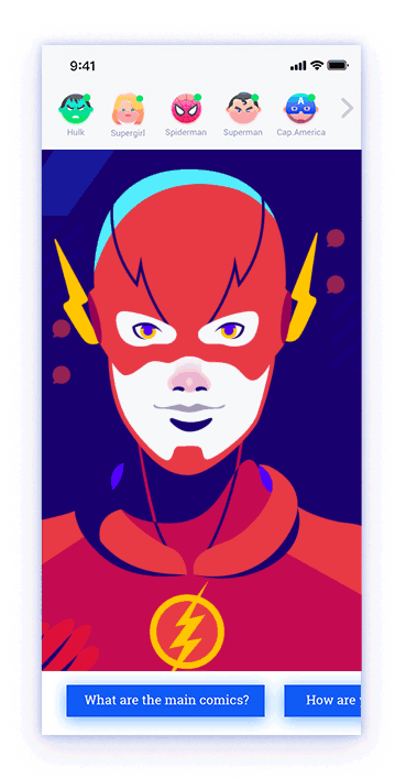 Chat Heroes - experience on Behance (11).gif