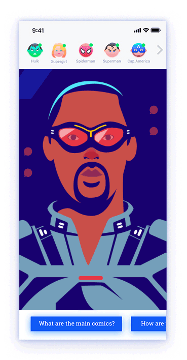 Chat Heroes - experience on Behance (13).gif