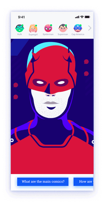 Chat Heroes - experience on Behance (15).gif
