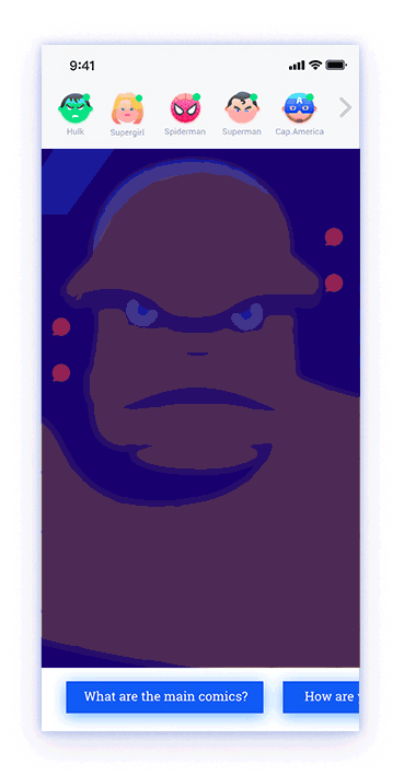 Chat Heroes - experience on Behance (16).gif