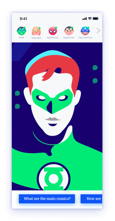 Chat Heroes - experience on Behance (23).gif