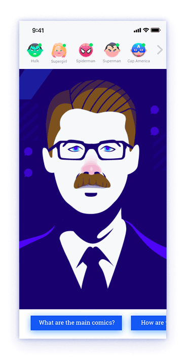 Chat Heroes - experience on Behance (24).gif