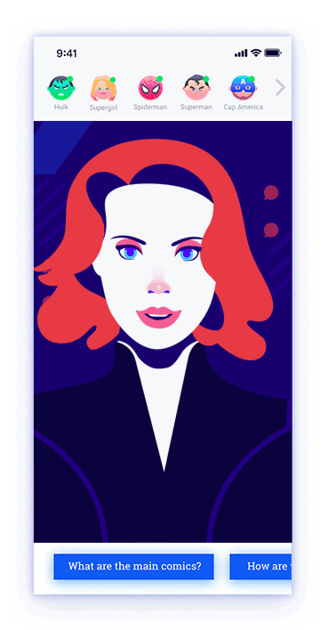 Chat Heroes - experience on Behance (25).gif