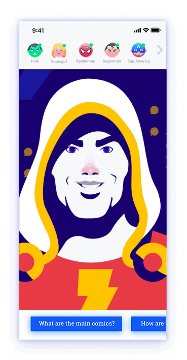 Chat Heroes - experience on Behance (28).gif