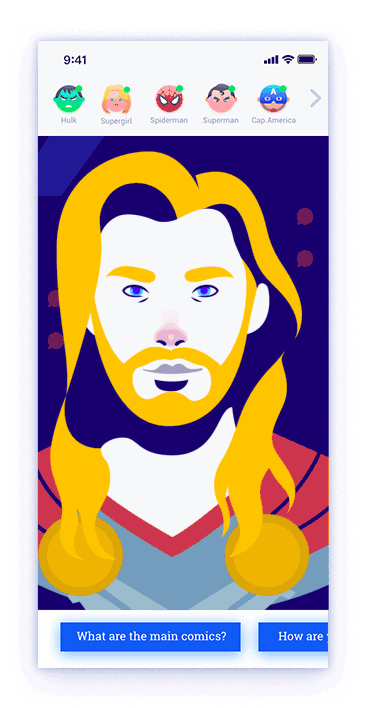 Chat Heroes - experience on Behance (31).gif