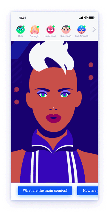 Chat Heroes - experience on Behance (32).gif
