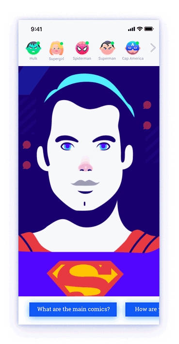 Chat Heroes - experience on Behance (33).gif