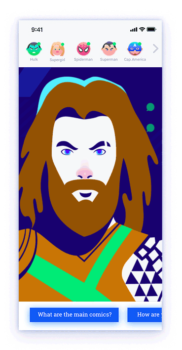 Chat Heroes - experience on Behance.gif