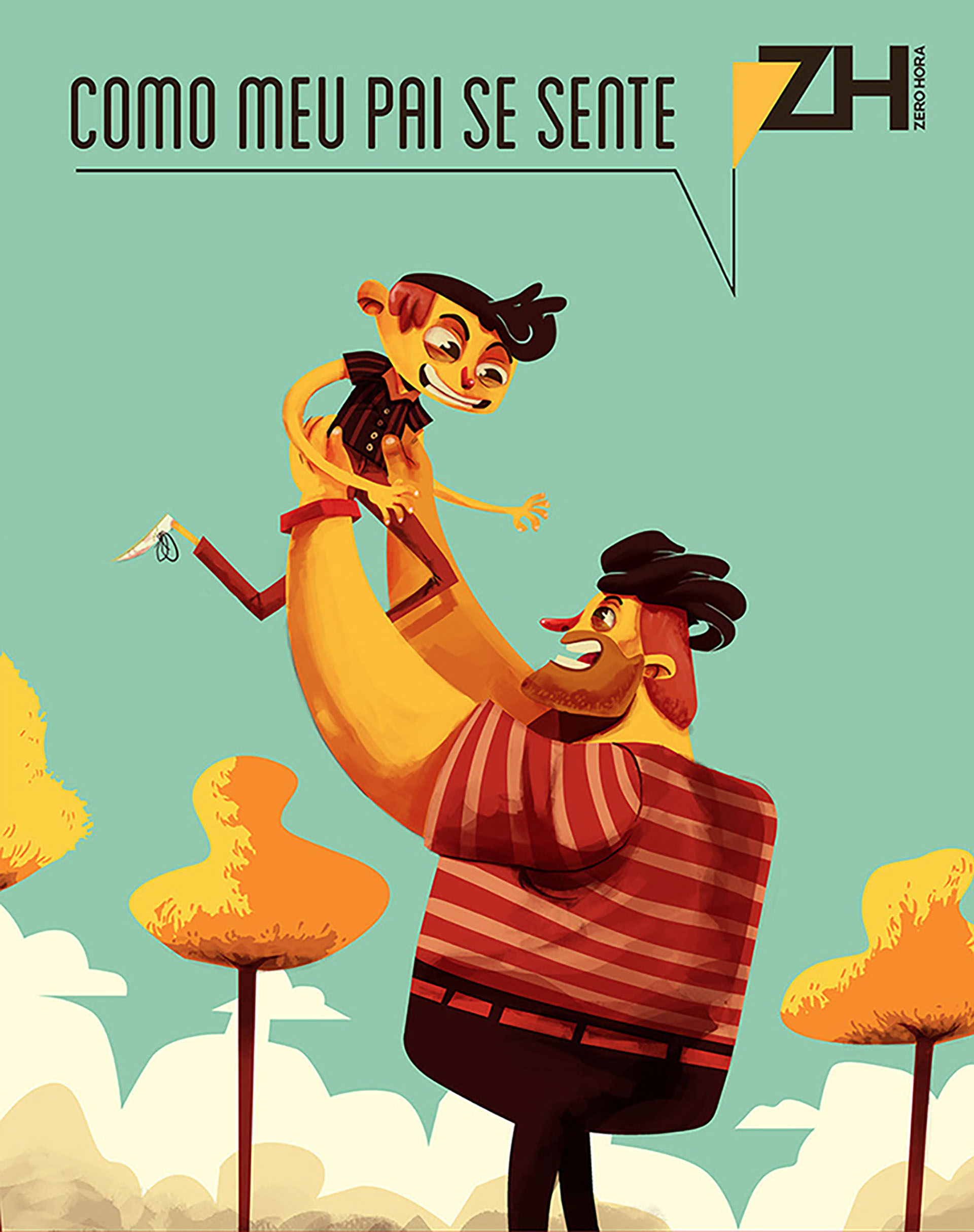 flat campaign Character cards iphone illustrations editorial beach Lov (16).jpg
