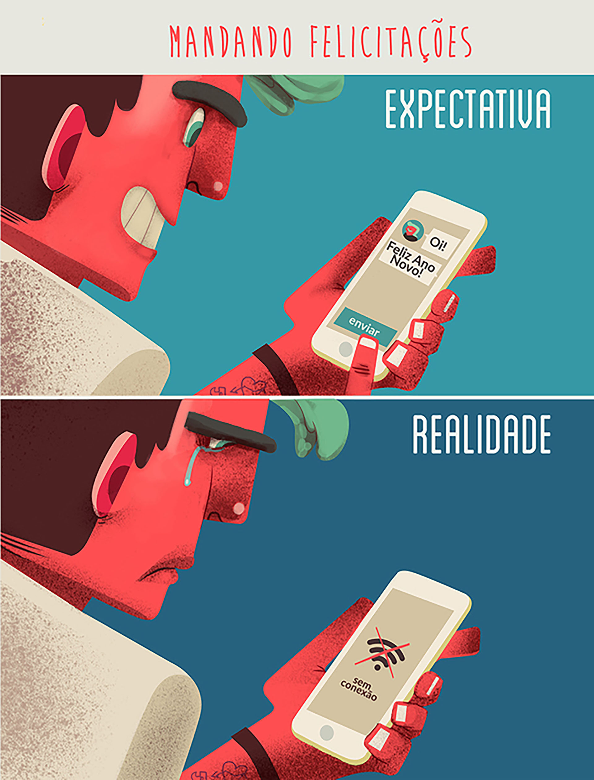 flat campaign Character cards iphone illustrations editorial beach Lov (19).jpg