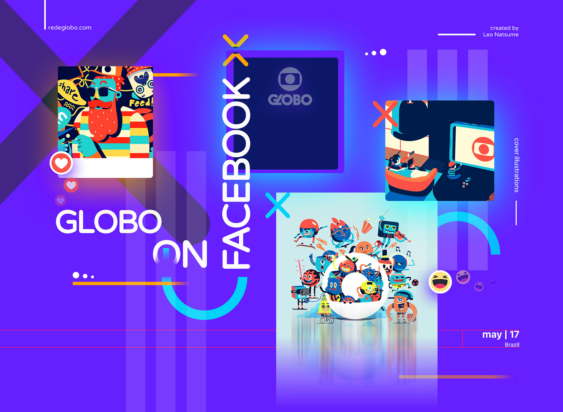 Globo facebook UI ux Character google creative inspiration poster phot (3).jpg