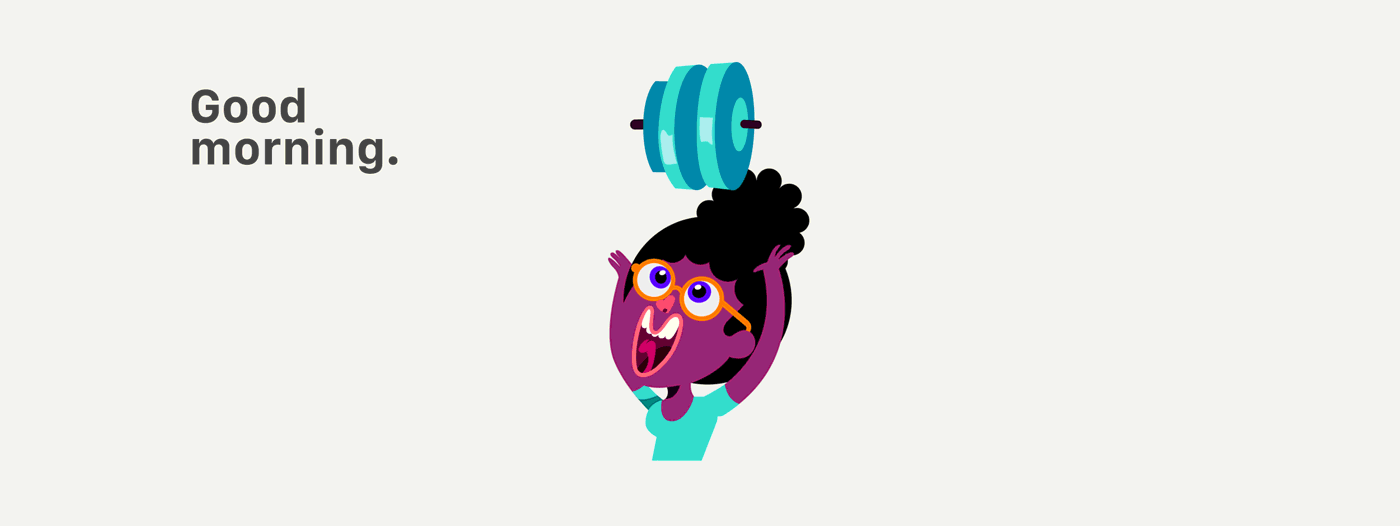 google Allo sticker design Creativity trends creative flat innovation (12).gif