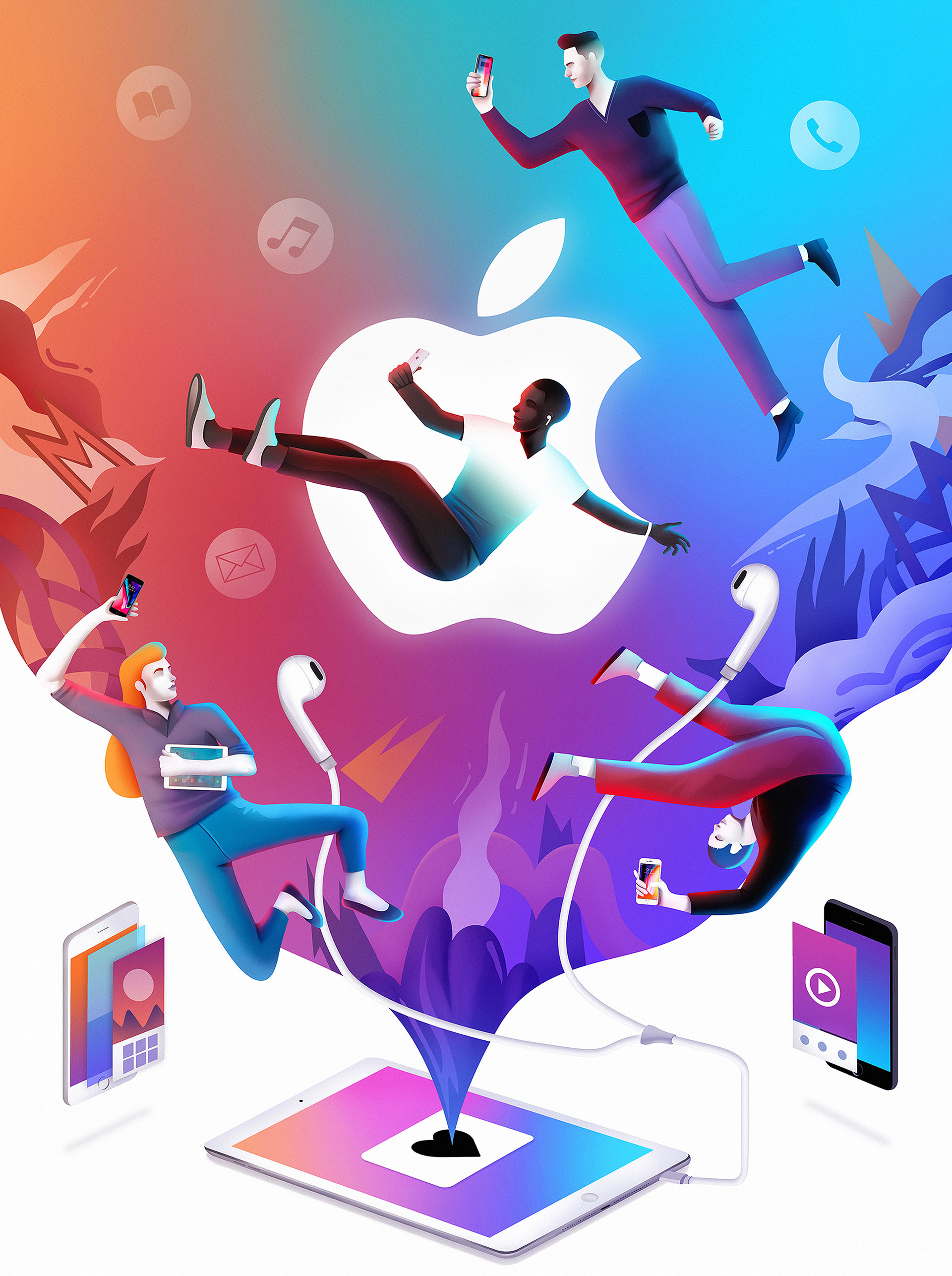 brand design apple Netflix creative ILLUSTRATION  editorial magazine i (2).jpg