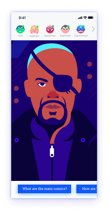Chat Heroes - experience on Behance (36).gif