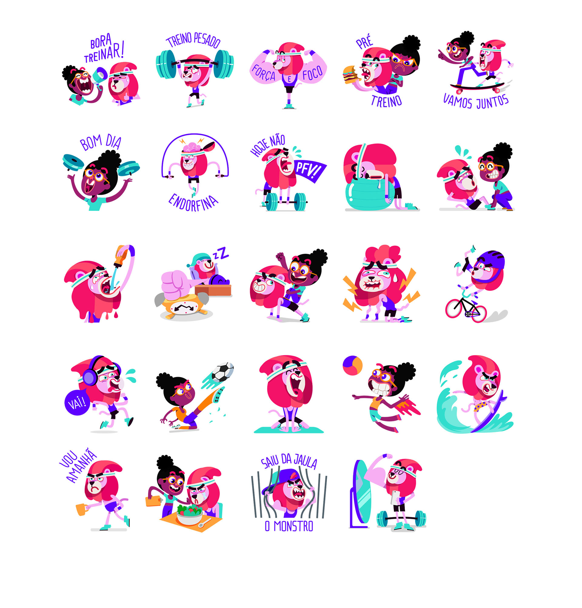 google Allo sticker design Creativity trends creative flat innovation (6).jpg