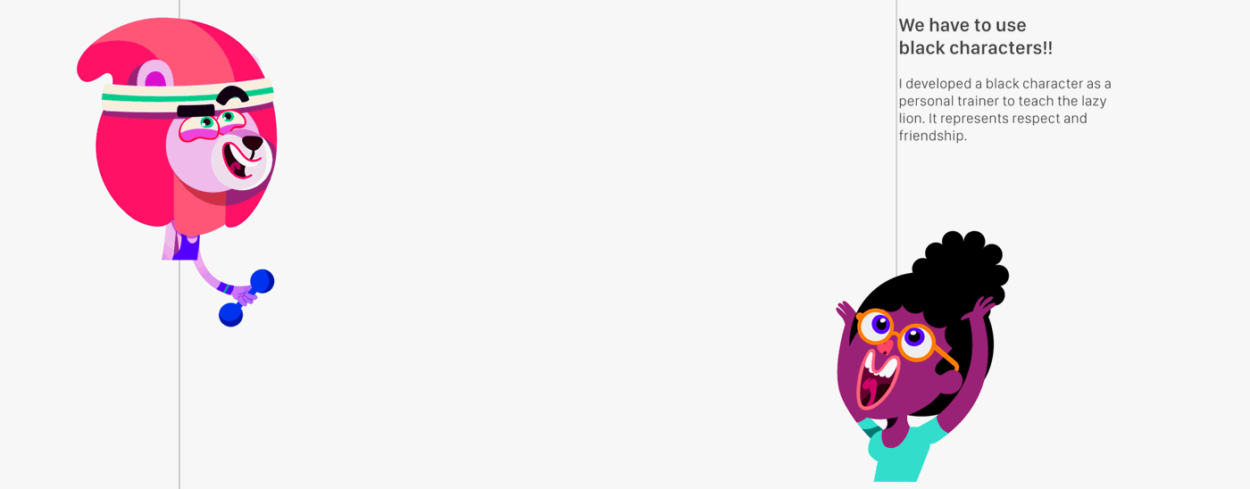 google Allo sticker design Creativity trends creative flat innovation (3).gif