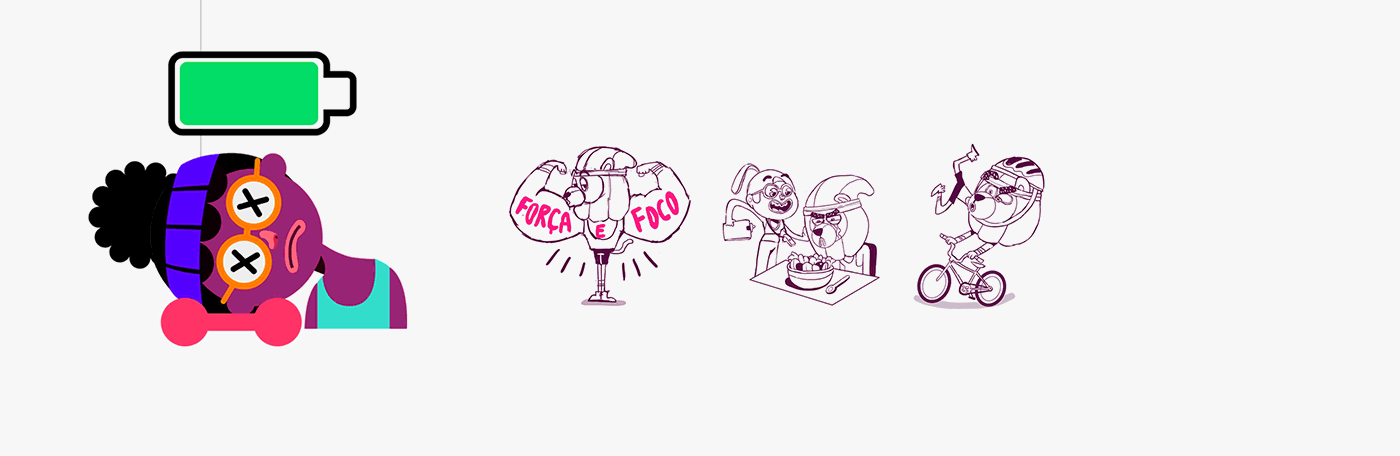 google Allo sticker design Creativity trends creative flat innovation (5).gif