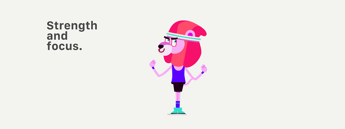 google Allo sticker design Creativity trends creative flat innovation (7).gif