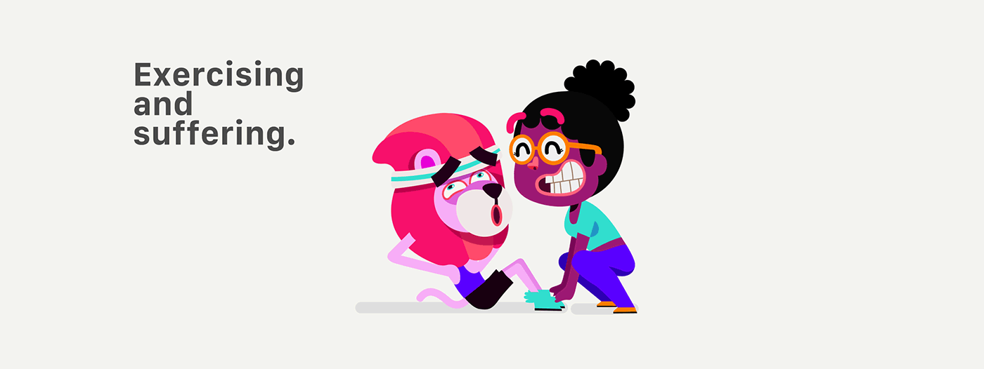 google Allo sticker design Creativity trends creative flat innovation (13).gif