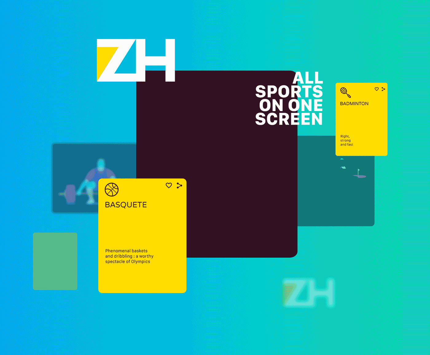 zh Animation UI creative Olympics Character liquid motion Web flat des.gif