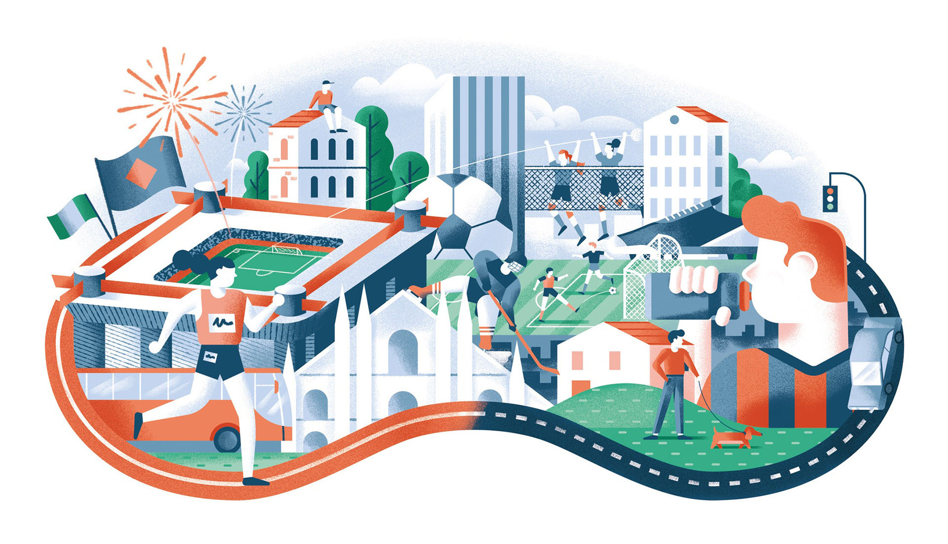 Editorial Illustration Il Foglio ILLUSTRATION  sport sport illustratio.jpg