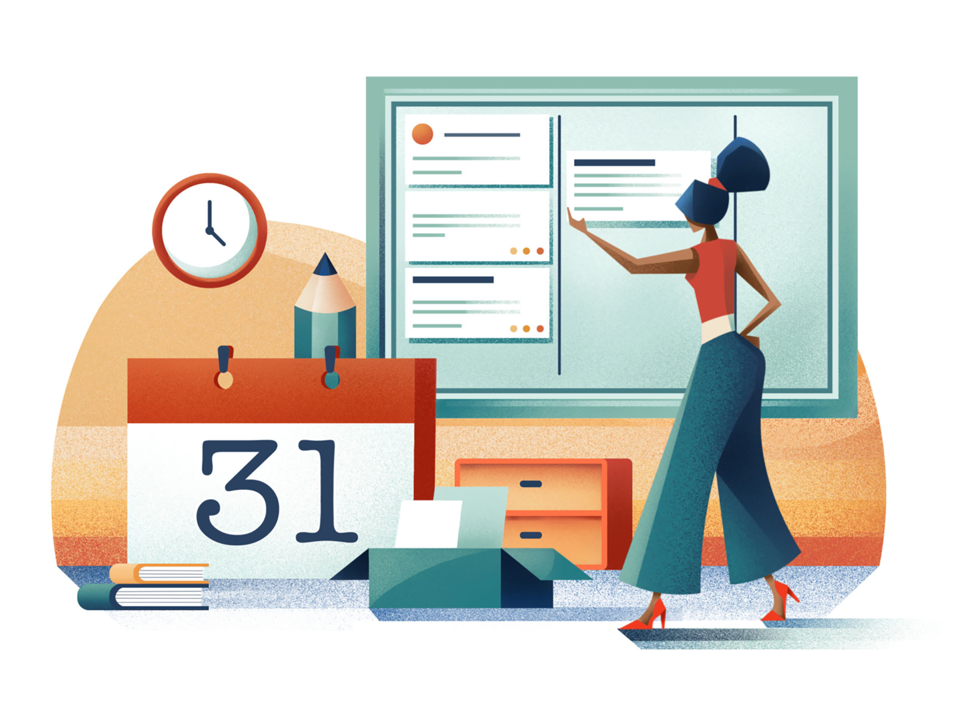 Illustrations for Quartz homepage and app on Behance (3).jpg